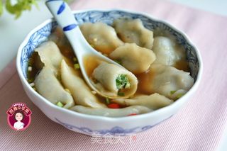 韭菜海米芋头饺子的做法步骤:13