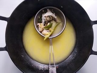 荠菜黄鱼羹的做法步骤:8