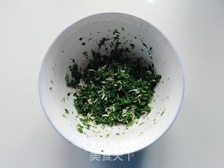 荠菜虾皮饼的做法步骤:6