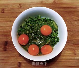 #香椿煎蛋的做法图解5