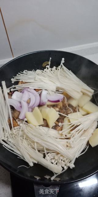 黄焖鸡米饭的做法步骤：5