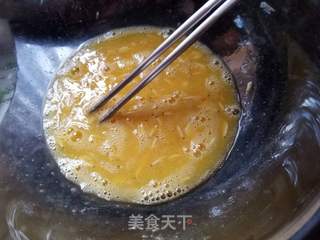 韭菜火腿米饭饼的做法步骤:3