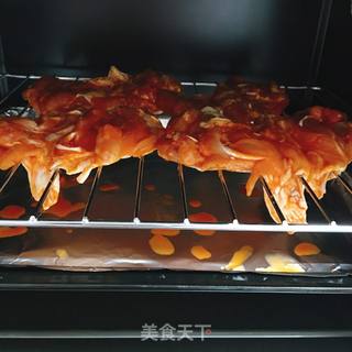 奥尔良鸡腿堡的做法步骤：4