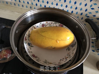 木瓜鸡蛋牛奶羹的做法步骤:5