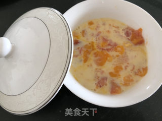 木瓜鸡蛋牛奶羹的做法步骤:7