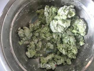 菜汁版青团的做法步骤:3