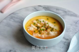 磷虾蒸蛋羹的做法步骤:8