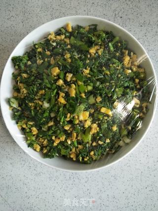 荠菜蒸饺的做法步骤:10