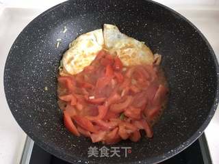 番茄菌菇汤面的做法步骤:4