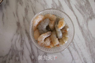 椰丝烤虾仁的做法步骤:3