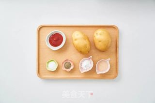 卡通土豆饼的做法步骤：1