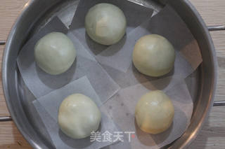 咸蛋黄青团的做法步骤：11
