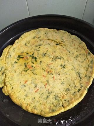 芹菜叶子饼的做法步骤：7