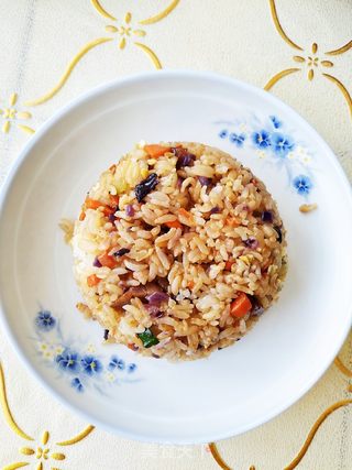 风干肠炒饭的做法步骤:10
