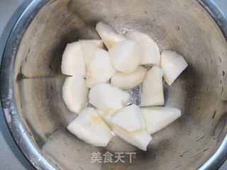 #水果#银耳皇冠梨枸杞汤的做法步骤:5