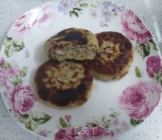 超薄的饺子馅肉饼的做法步骤:6
