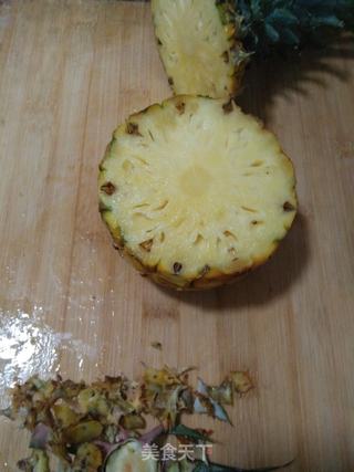 菠萝糯米饭的做法步骤:3