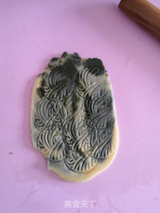 抹茶随心饼干的做法步骤:9