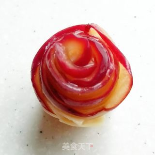 玫瑰花苹果派的做法步骤:13