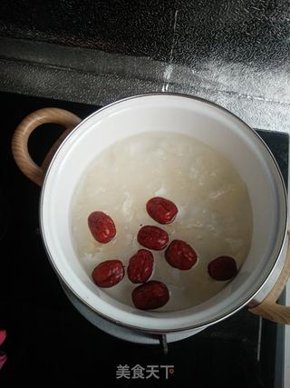 香蕉银耳羹的做法步骤:4