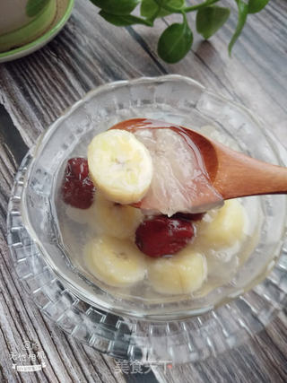 香蕉银耳羹的做法步骤:9