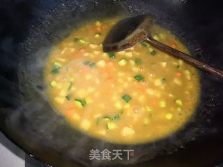 山药咖喱盖浇饭的做法步骤:8
