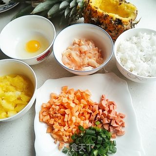 鸡胸肉菠萝饭的做法步骤:5