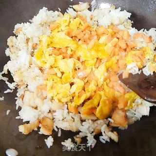 鸡胸肉菠萝饭的做法步骤：14