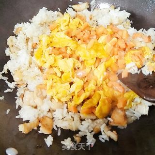 鸡胸肉菠萝饭的做法步骤:14