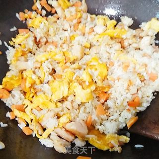 鸡胸肉菠萝饭的做法步骤:15