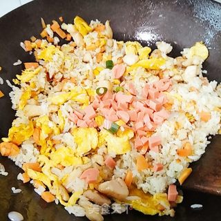 鸡胸肉菠萝饭的做法步骤:16