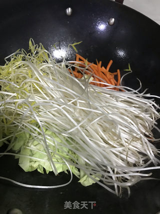 炒米粉的做法步骤:5