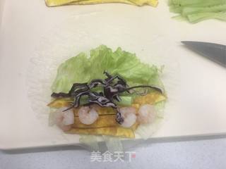 十分钟快手早餐 越式春卷的做法步骤:6