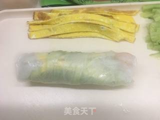 十分钟快手早餐 越式春卷的做法步骤:7