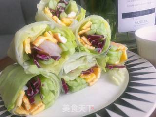 十分钟快手早餐 越式春卷的做法步骤:8