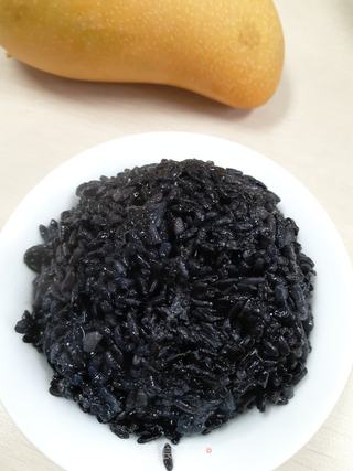 芒果椰汁乌饭的做法步骤：2