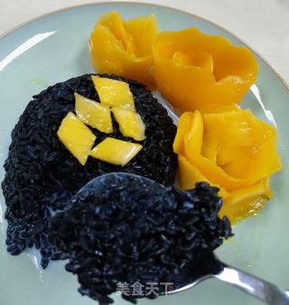 芒果椰汁乌饭的做法步骤：8