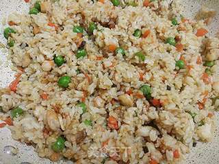 鲜蔬炒饭的做法步骤:10