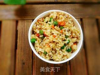 鲜蔬炒饭的做法步骤:11