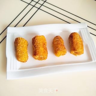 炸香蕉的做法步骤:10