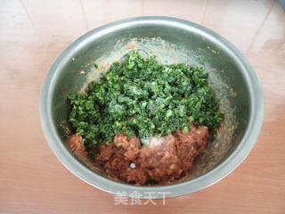 小白菜猪肉馅水饺的做法步骤:6