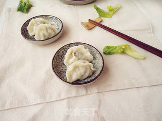 小白菜猪肉馅水饺的做法步骤:11