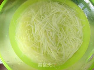 凉拌三丝的做法步骤:6