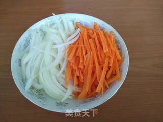 肉丝时蔬炒面的做法步骤:5