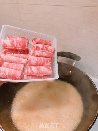 酸汤肥牛的做法步骤:12