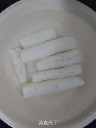 梅花肉炖山药的做法步骤:6