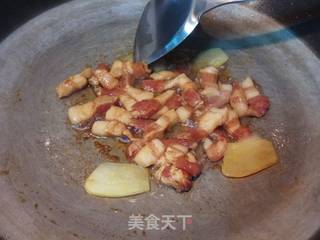 五花肉香焖黄豆的做法步骤:6