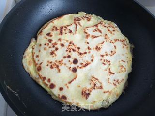 秋葵鸡蛋卷饼的做法步骤:11
