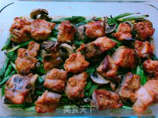 子排烤芦笋蘑菇的做法步骤:19