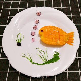 芒果拼盘的做法步骤：7